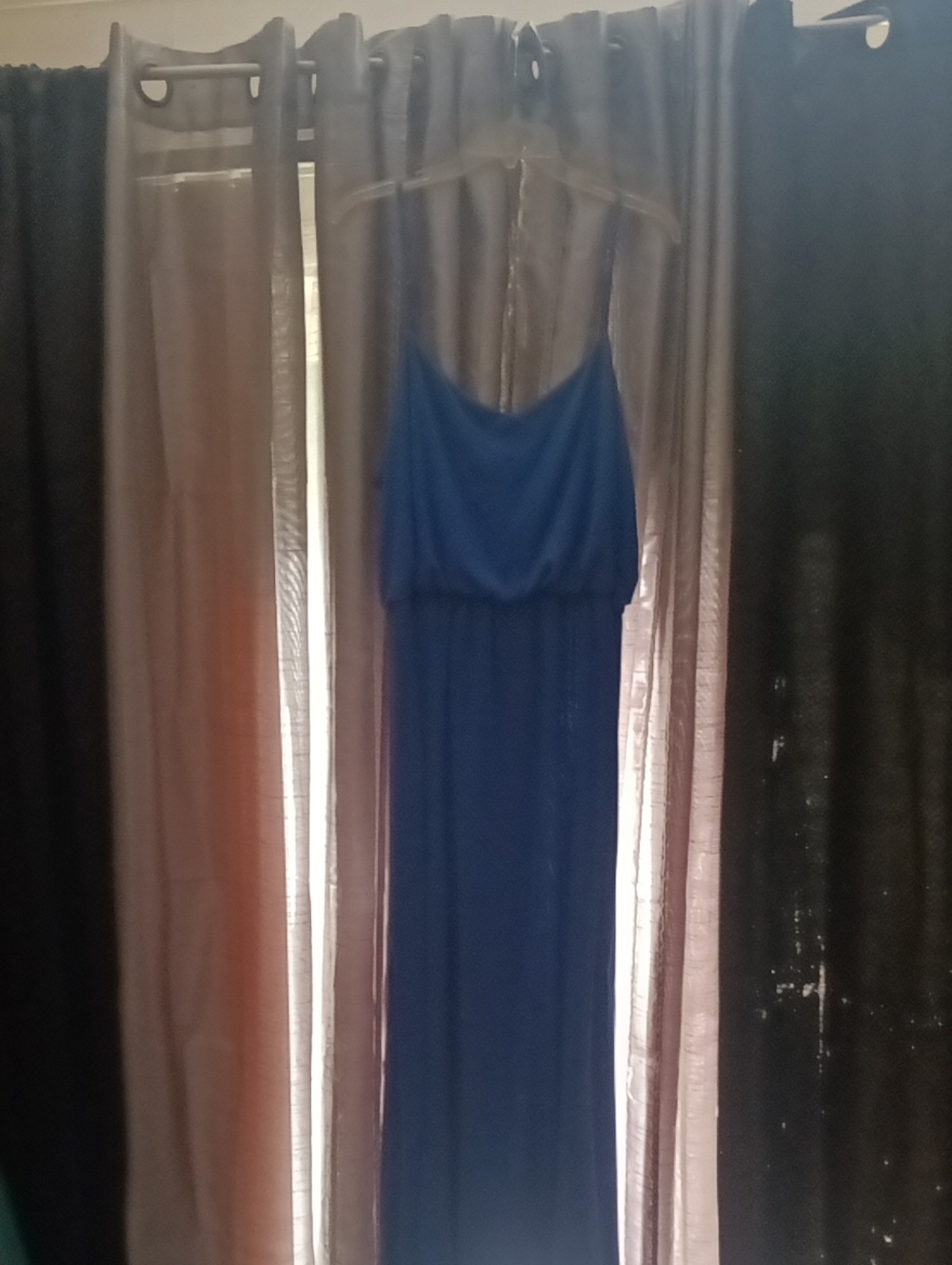 Royal Blue Sleeveless Maxi Dress